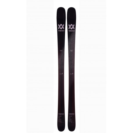 SKI YUMI 80 + FIXATIONS SALOMON MTN PURE BLACK/BLUE W LEASH 