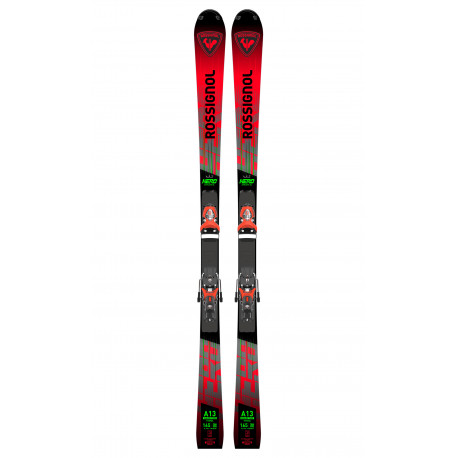 ESQUÍ HERO FIS SL FAC 165 R22 + FIJACIONES SPX 15 ROCKERACE HOT RED