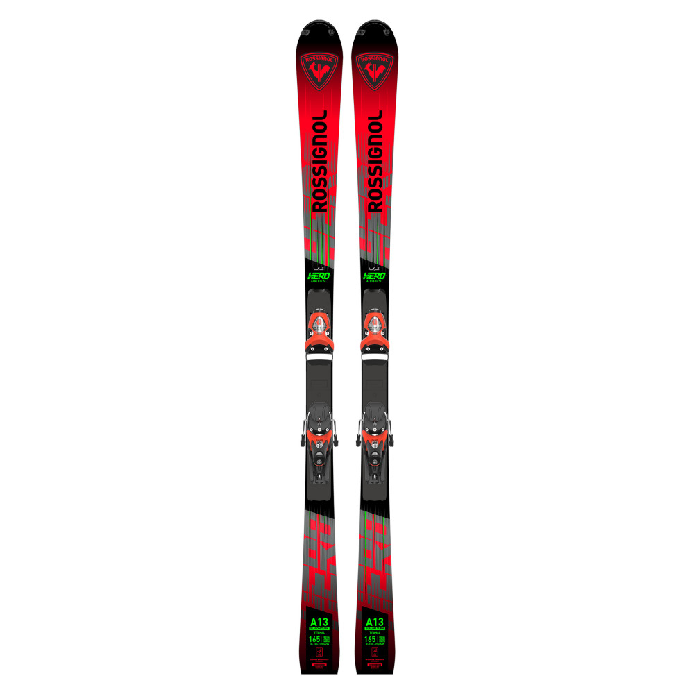 ESQUÍ HERO A FIS SL FAC 157 R22 + FIJACIONES SPX 15 ROCKERACE HOT RED