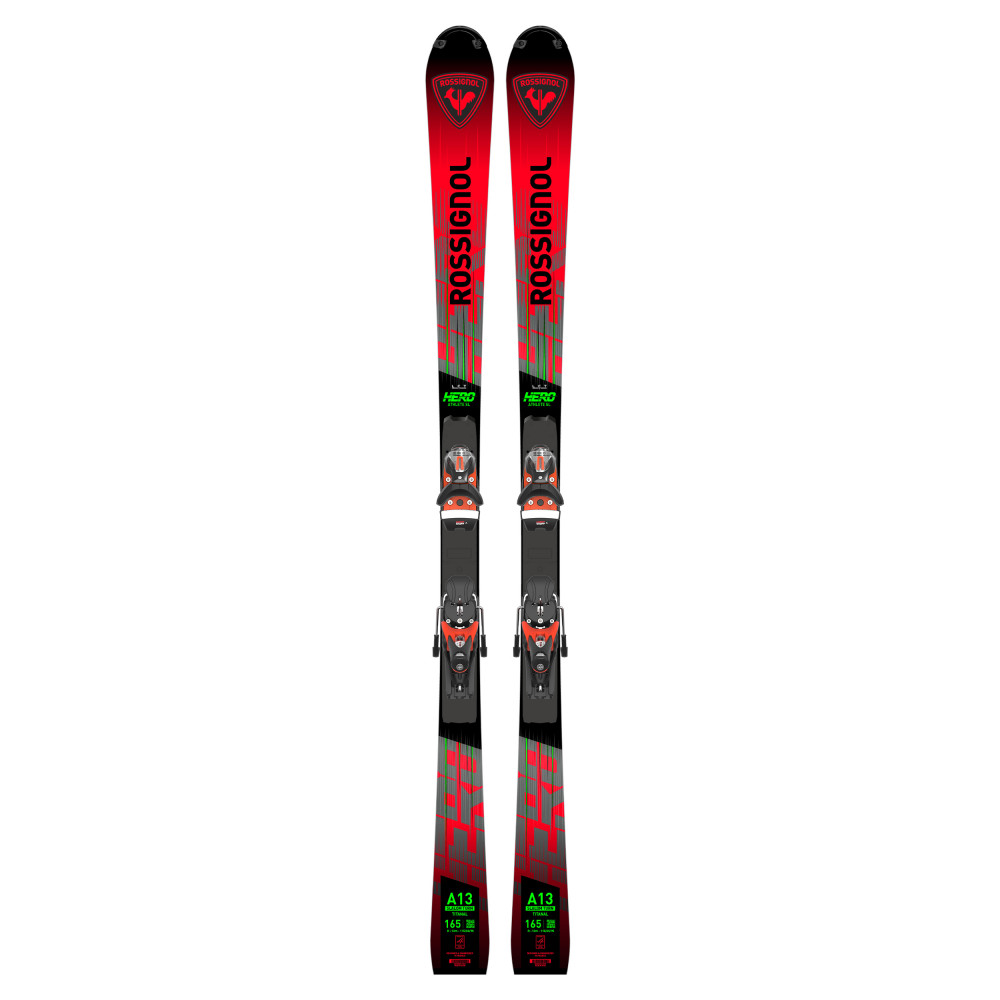 ESQUÍ HERO ATHLETE SL 150 R22 + FIJACIONES SPX 12 ROCKERACE GW HOT RED