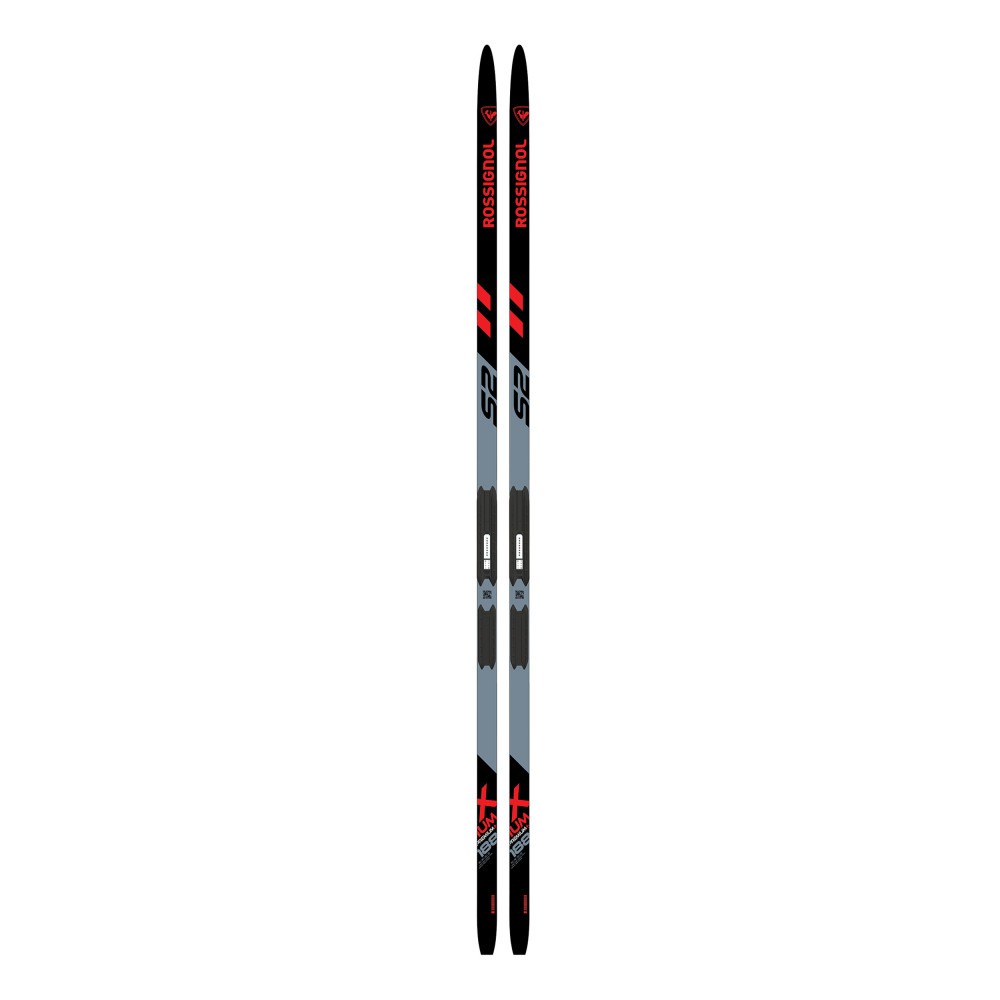 SKI X-IUM SKATING PREMIUM+ S2 SOFT + BINDUNGEN ROSSIGNOL RACE SKATE BLACK