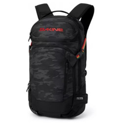 HELI PRO 20L BLACK VINTAGE CAMO BACKPACK