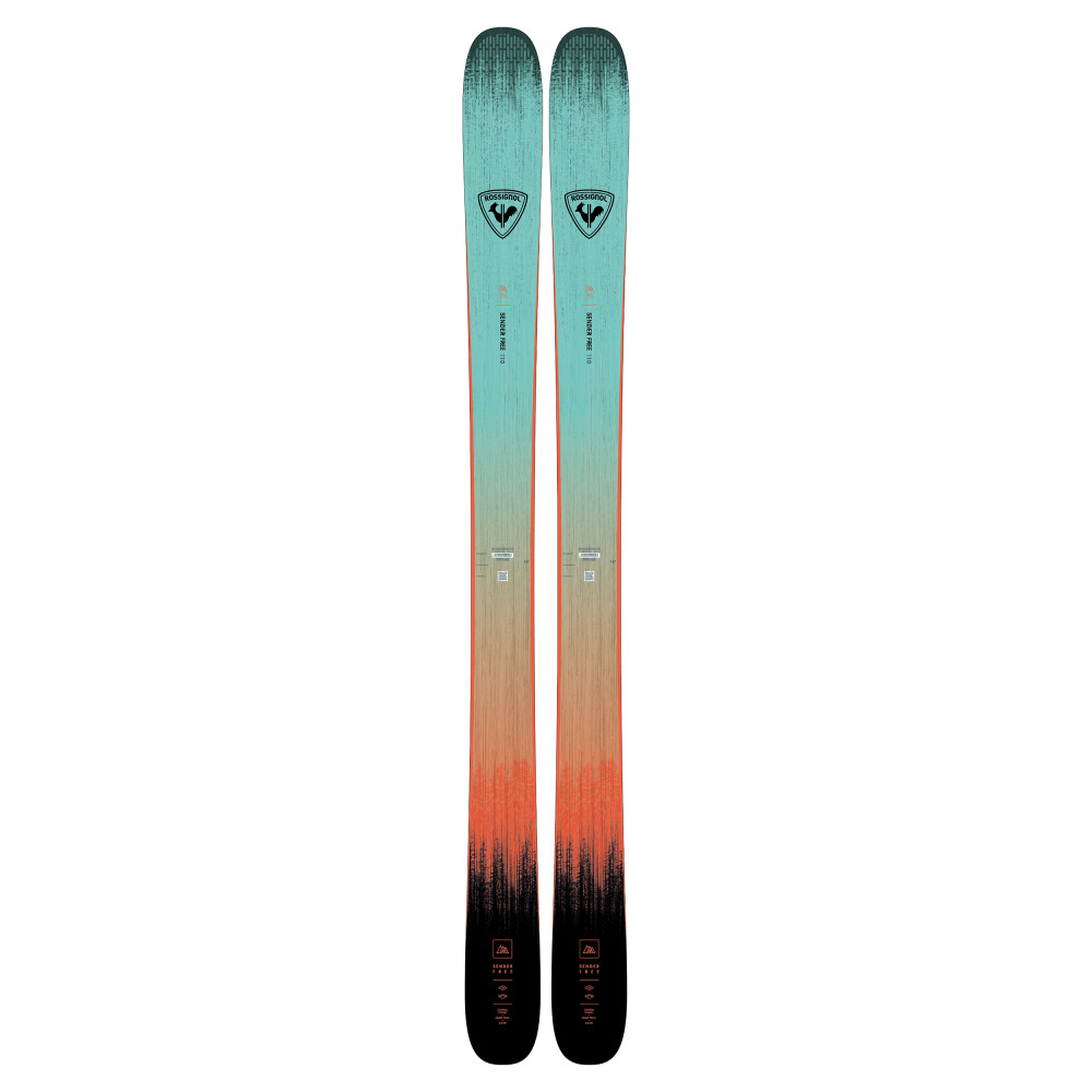 SKI SENDER FREE 110 + FIXATIONS MARKER SQUIRE 11 ID 110MM TEAL/BLACK 