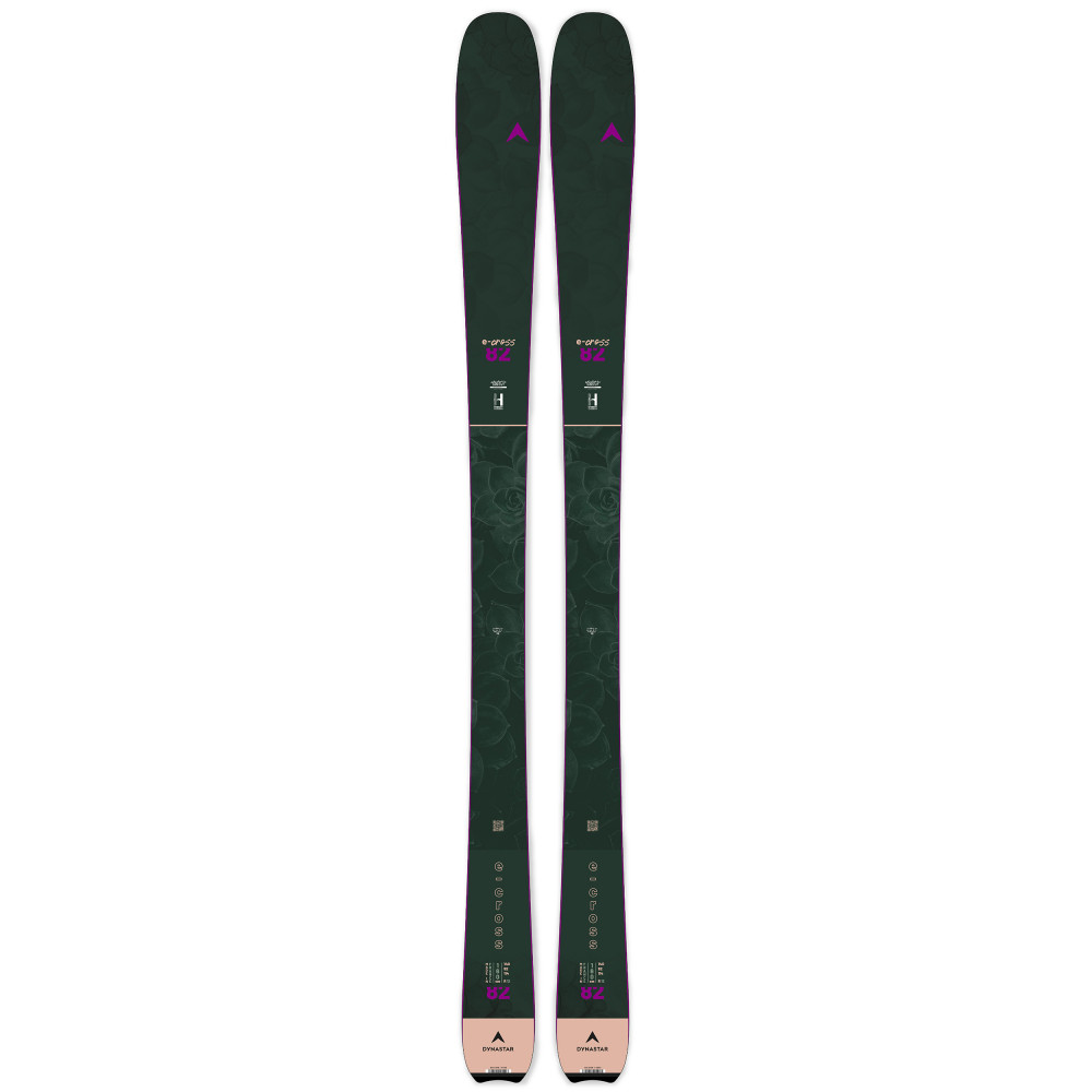 SKI E-CROSS 82 + FIXATIONS ROSSIGNOL NX 11 B100 PINK/WHITE