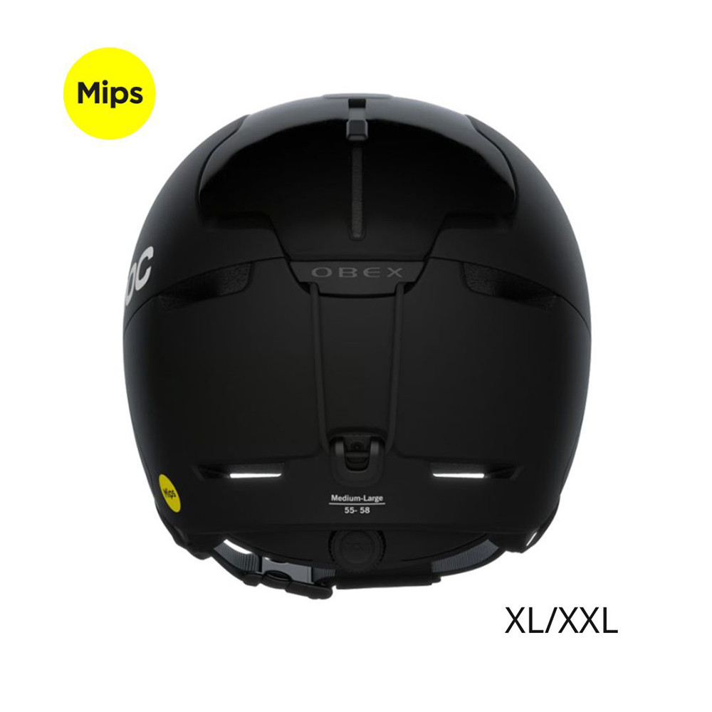 CASCO DA SCI OBEX MIPS NERO URANIO OPACO