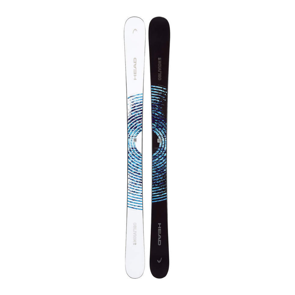 SKI OBLIVION JR. WH/BK + FIXATIONS ROSSIGNOL NX JR 7 B93 BLACK