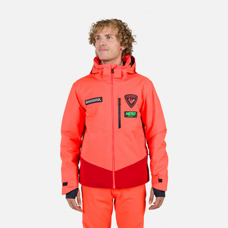 SKIJACKEN HERO BLACKSIDE JKT NEON RED