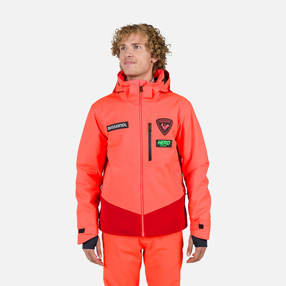 GIACCHE SCI HERO BLACKSIDE JKT NEON RED