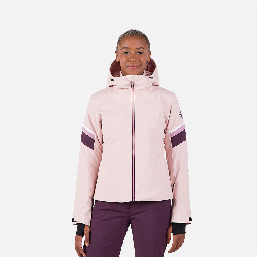 VESTE DE SKI W STRAWPILE JKT POWDER PINK