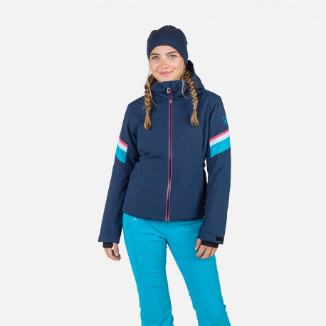 VESTE DE SKI W STRAWPILE JKT DARK NAVY