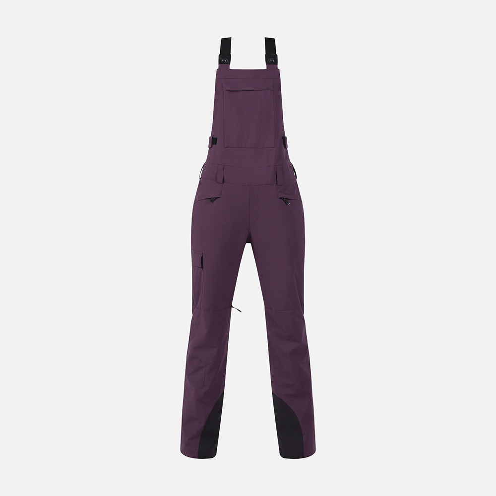 SKI PANT W RELAX BIB MULBERRY