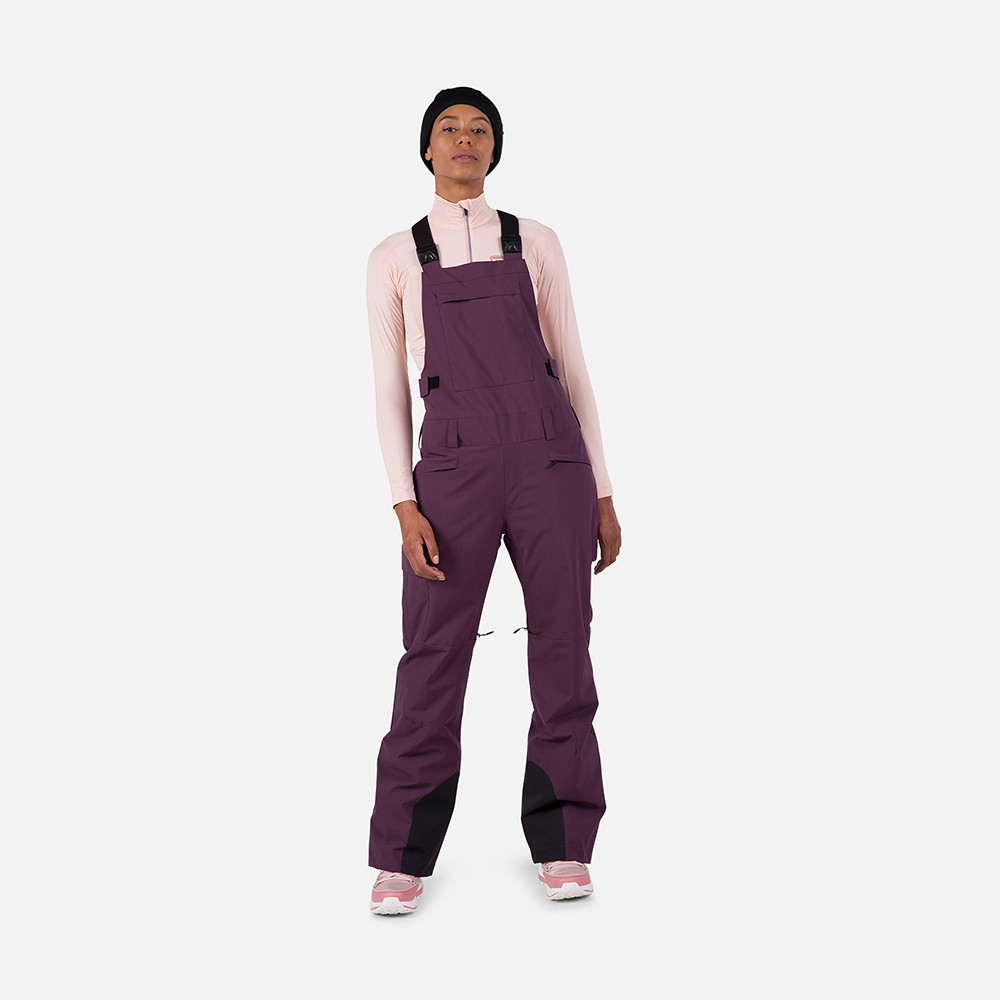 SKI PANT W RELAX BIB MULBERRY