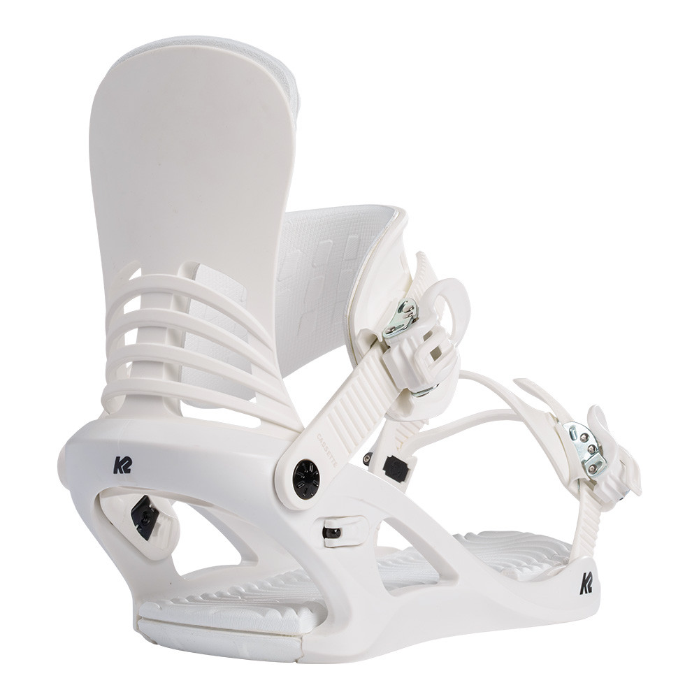 FIXATIONS DE SNOWBOARD CASSETTE WHITE