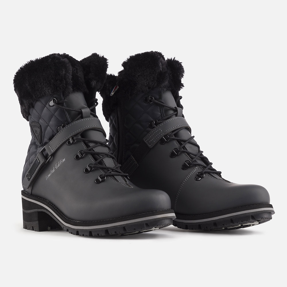 SCHUHE 1907 MEGEVE BLACK RUBBER LE