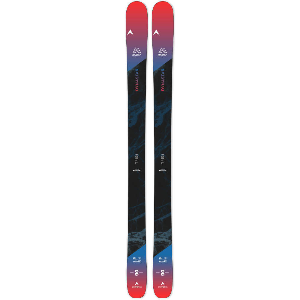 SKI M-MENACE 90 + FIXATIONS ROSSIGNOL NX 10 GW B93 BLACK